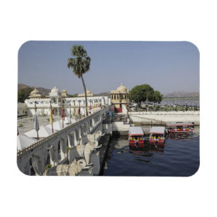 Magnet Flexible Palais Jag Mindar, lac Pichola, Udaipur, Inde.