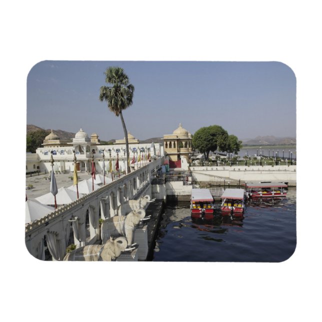 Magnet Flexible Palais Jag Mindar, lac Pichola, Udaipur, Inde. (Horizontal)