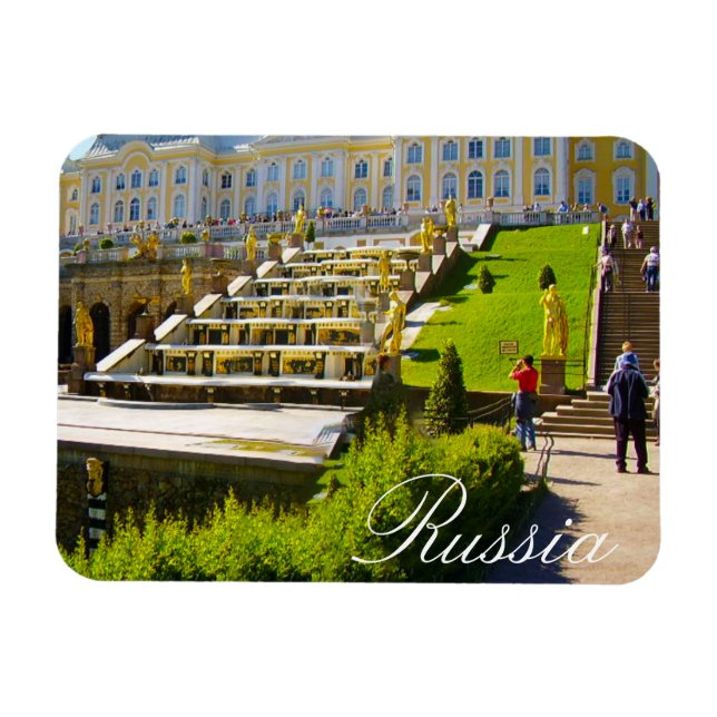 Magnet Flexible Palais Peterfhof Saint Petersburg Russie (Horizontal)