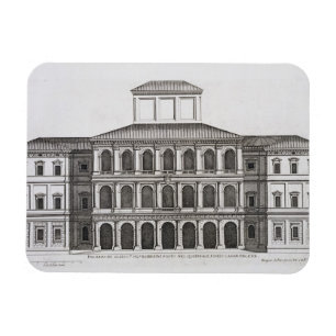 Magnet Flexible Palazzo Barberini sur le Quirinale, fini 1630,