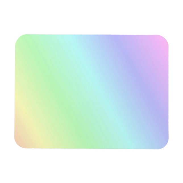 Magnet Flexible palette pastel multicolore, arc-en-ciel de couleur (Horizontal)