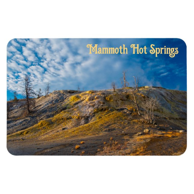 Magnet Flexible Palette Springs Sunrise Mammoth Hot Springs (Horizontal)