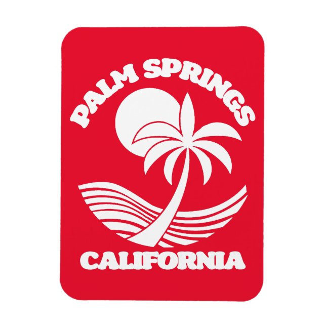 Magnet Flexible Palm Springs Californie (Vertical)