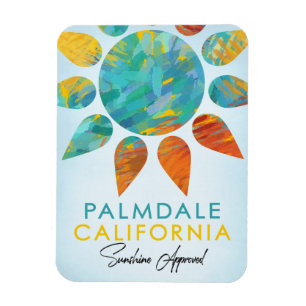 Magnet Flexible Palmdale California Sunshine Travel