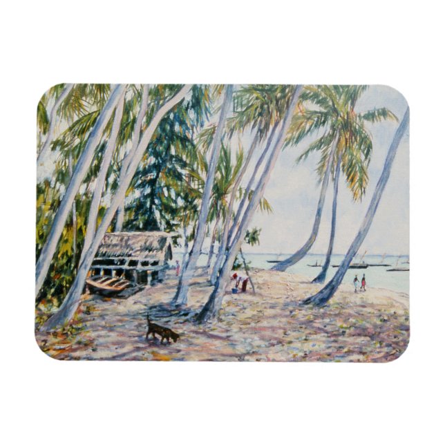Magnet Flexible Palmiers rouillants Zanzibar 2002 (Horizontal)