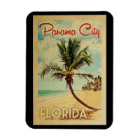 Panama City Palm Tree Vintage voyage