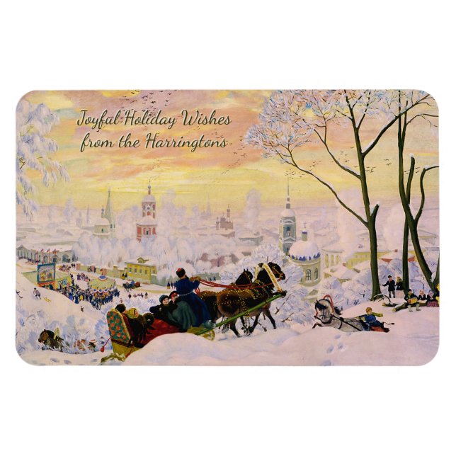 Magnet Flexible "Pancake Week" art aimant texte personnalisé (Horizontal)