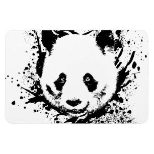 Magnet Flexible Panda Ours Animal Forêt Sauvage Jungle Chine Bambo