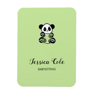 Magnet Flexible Panda ours pâle vert pâle