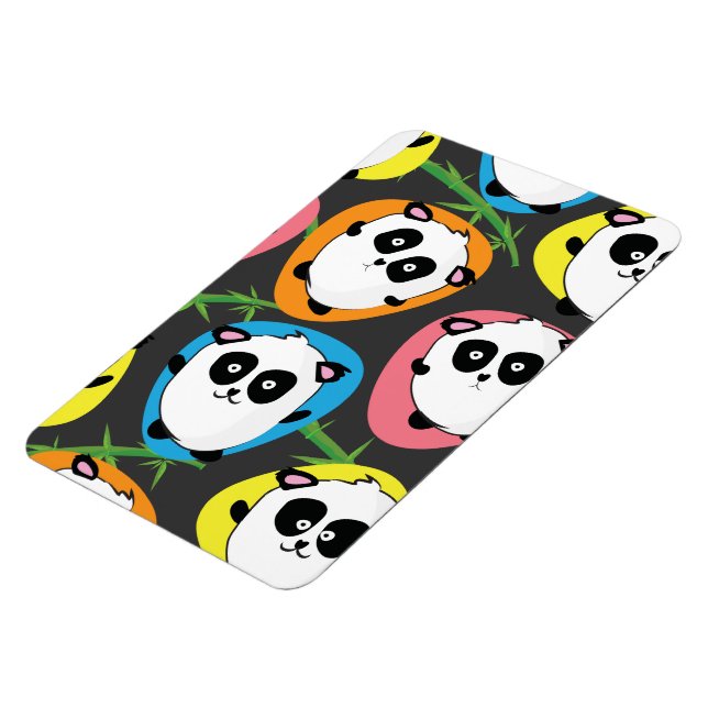 Magnet Flexible Pandas effrontés (Côté Gauche)