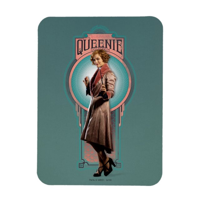 Magnet Flexible Panneau Art déco QUEENIE GOLDSTEIN™ (Vertical)