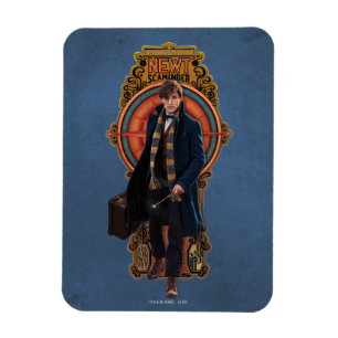 Magnet Flexible Panneau Art Nouveau NEWT SCAMANDER™ Walking