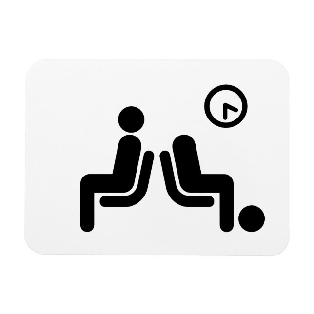 Magnet Flexible Panneau d'attente long (Horizontal)