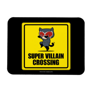 Magnet Flexible Panneau de croisement Chibi Catwoman Super Villain