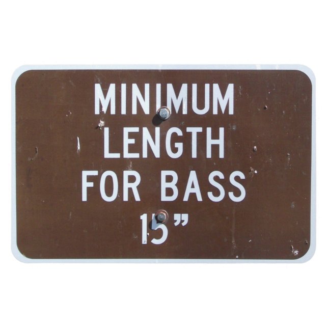 Magnet Flexible Panneau de pêche, longueur minimale de basse (Horizontal)