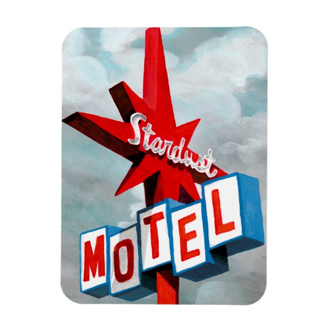 Magnet Flexible Panneau du Motel Stardust (Vertical)