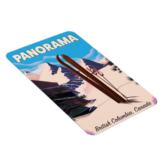 Magnet Flexible Panorama Canada affiche de voyage (Côté Droit)