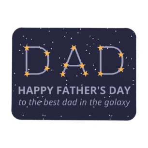 Magnet Flexible Papa Constellation Joyeux Aimant Fête des pères