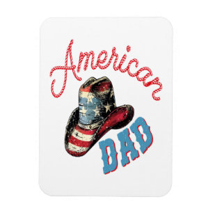 Magnet Flexible Papa Cowboy American Dad
