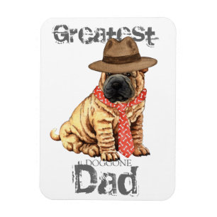 Magnet Flexible Papa de Shar-Pei