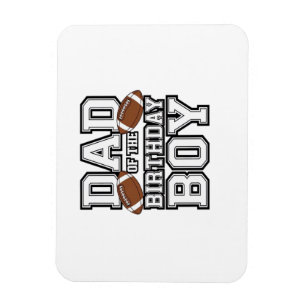 Magnet Flexible Papa du garçon de football amateur de la famille d