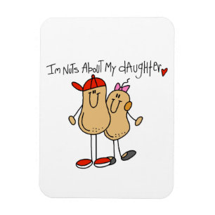Magnet Flexible Papa - Fou de Ma Fille T-shirts et Cadeaux