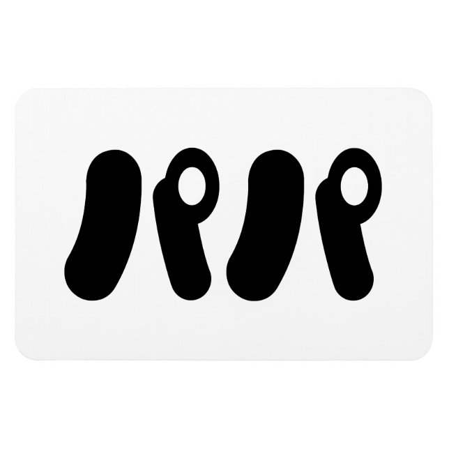 Magnet Flexible Papa japonais パ パ | Nihongo (Horizontal)