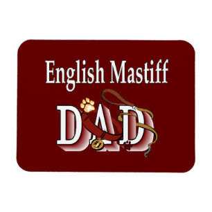 Magnet Flexible Papa mastiff anglais