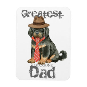 Magnet Flexible Papa Mastiff Tibétain