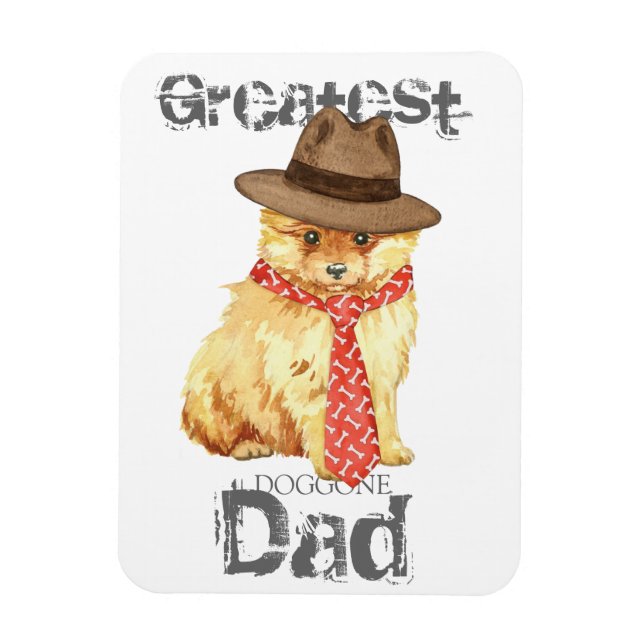 Magnet Flexible Papa Pomeranien (Vertical)
