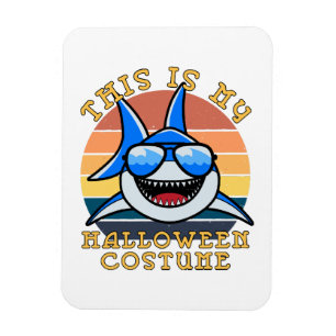 Magnet Flexible Papa Requin Soleil Couchant Épouvantable Drôle