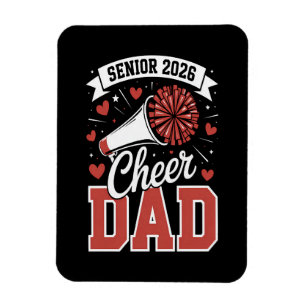 Magnet Flexible Papa senior de cheer fier 2026