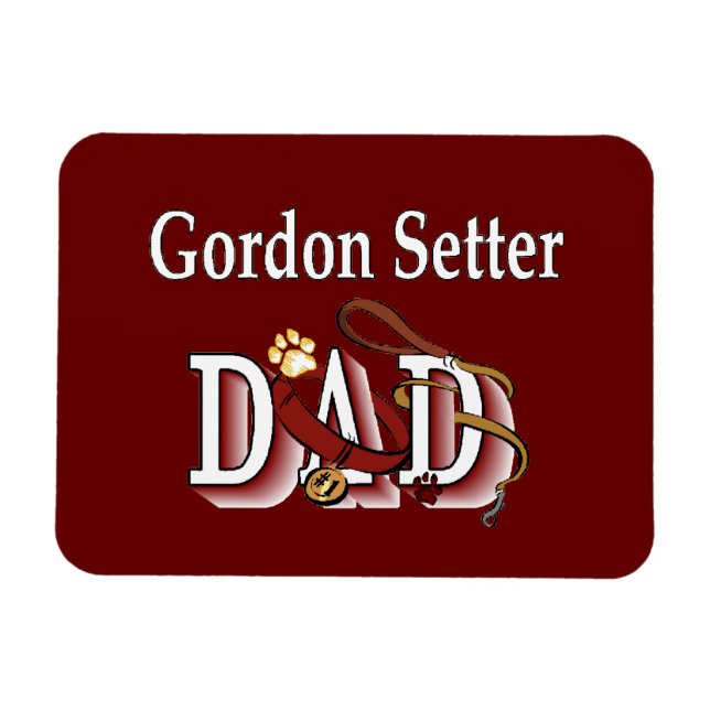 Magnet Flexible Papa Setter Gordon (Horizontal)