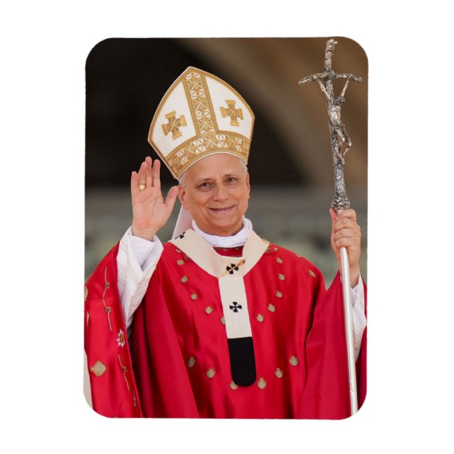 Magnet Flexible Pape Leo XIV Pentecôte dimanche 2025 (Vertical)