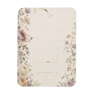 Magnet Flexible Papeterie de mariage de style jardin vintage