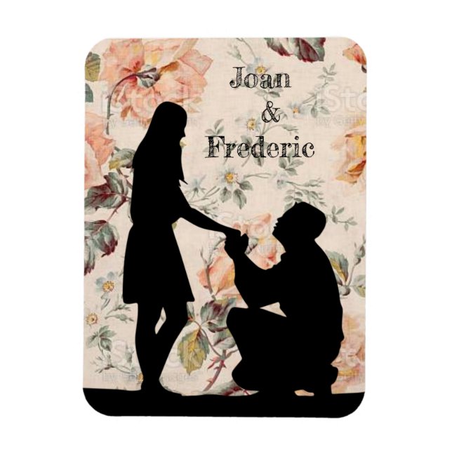 Magnet Flexible Papier mariage (Vertical)