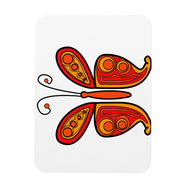 Magnet Flexible papillon (Vertical)