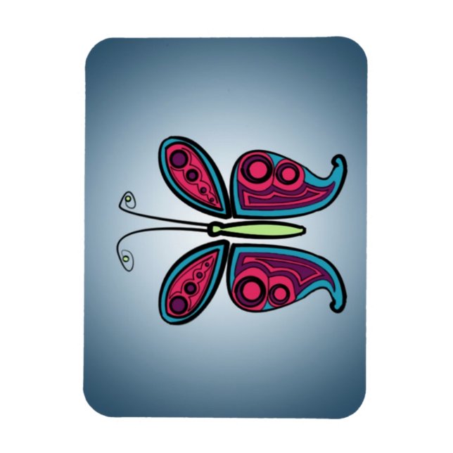 Magnet Flexible Papillon (Vertical)