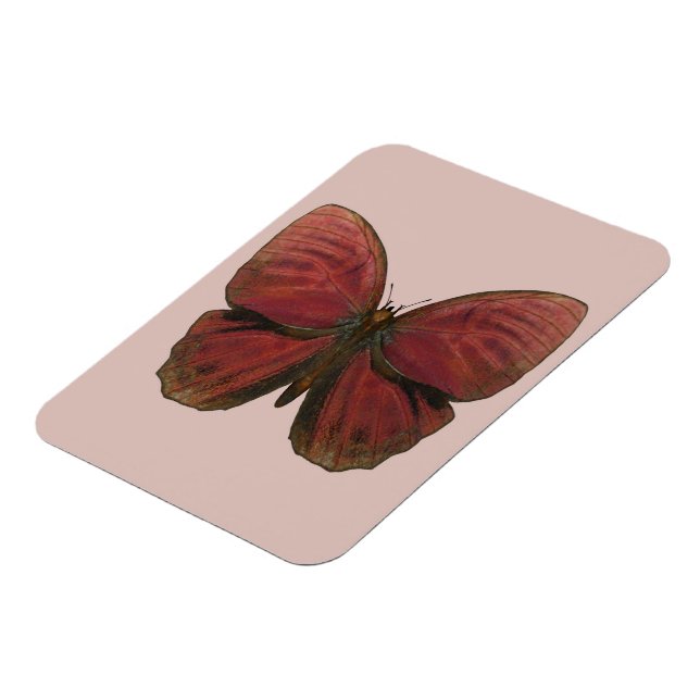 Magnet Flexible Papillon Coq Rouge (Côté Gauche)