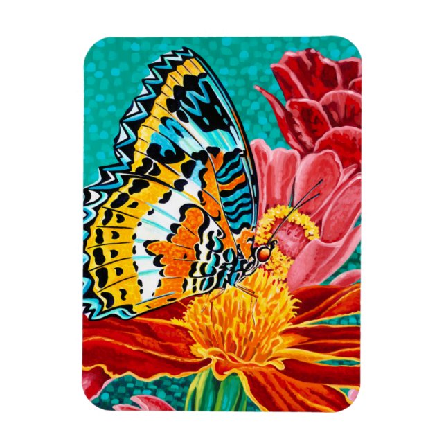 Magnet Flexible Papillon pointu I (Vertical)