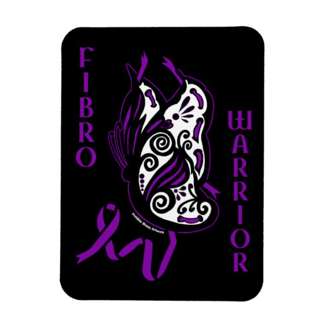 Magnet Flexible Papillon/Ruban...Fibro (Vertical)