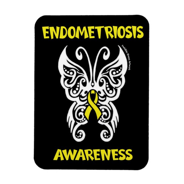 Magnet Flexible Papillon/Tribal...Endometriose (Vertical)