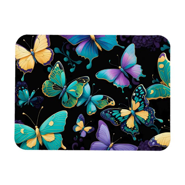 Magnet Flexible Papillons colorés (Horizontal)