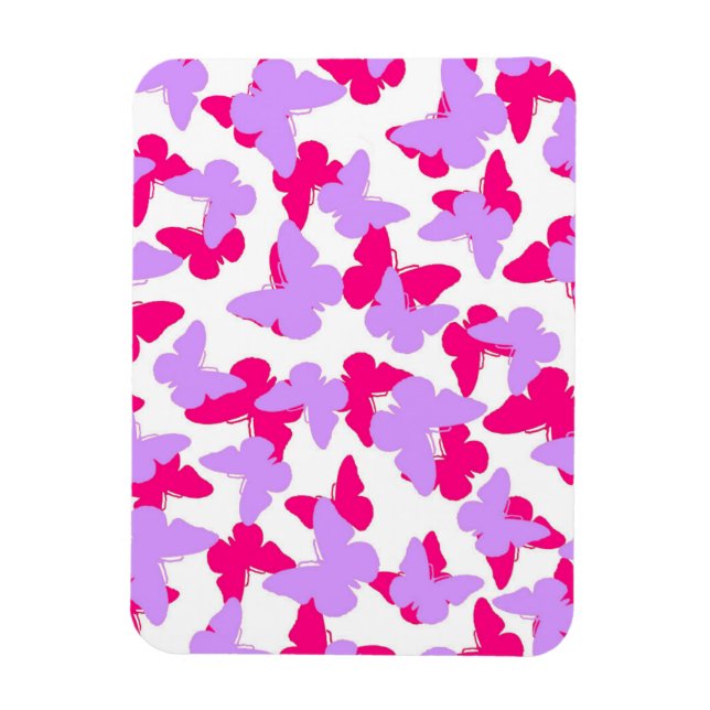 Magnet Flexible Papillons en couches (Vertical)