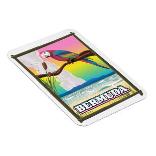 Magnet Flexible Paradis des Bermudes.