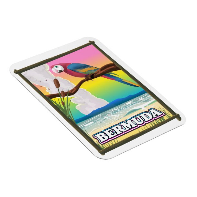 Magnet Flexible Paradis des Bermudes. (Côté Droit)