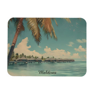 Magnet Flexible Paradis tropical aux Maldives – Évasion de luxe su