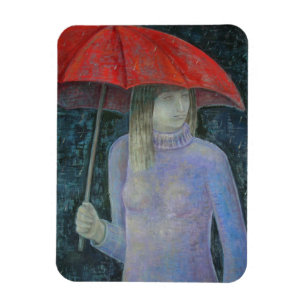 Magnet Flexible Parapluie rouge 2013