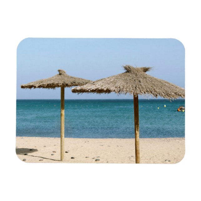 Magnet Flexible Parapluies de plage en toit de chaume (Horizontal)