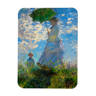 Magnet Flexible Parasol Monet Femme Impressionnisme
